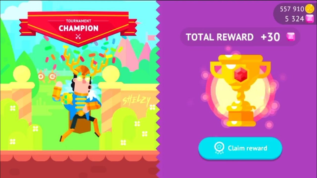 Bowmasters LEGENDARY TOURNAMENT WON
