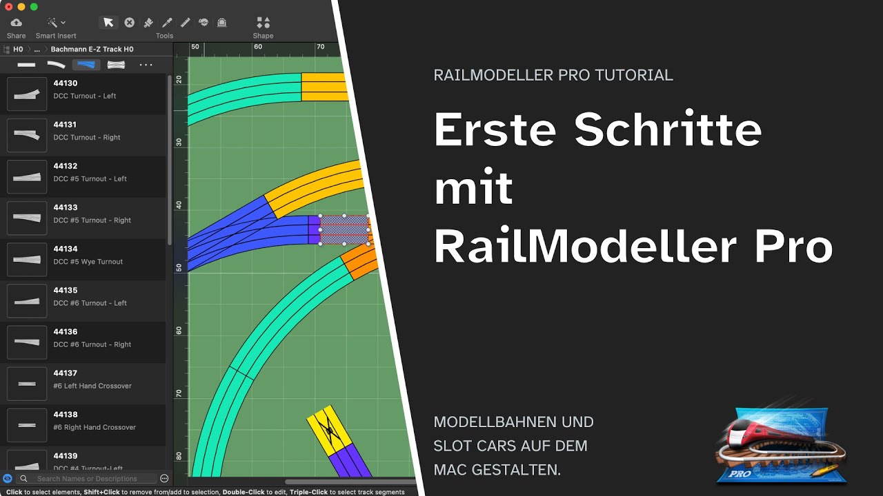 RailModeller Pro Tutorial #1: Erste Schritte (deutsch)