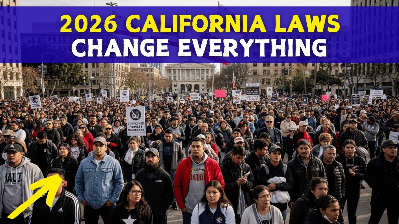 California Immigrants WAKE UP — 2026 Laws Change Everything Overnight!