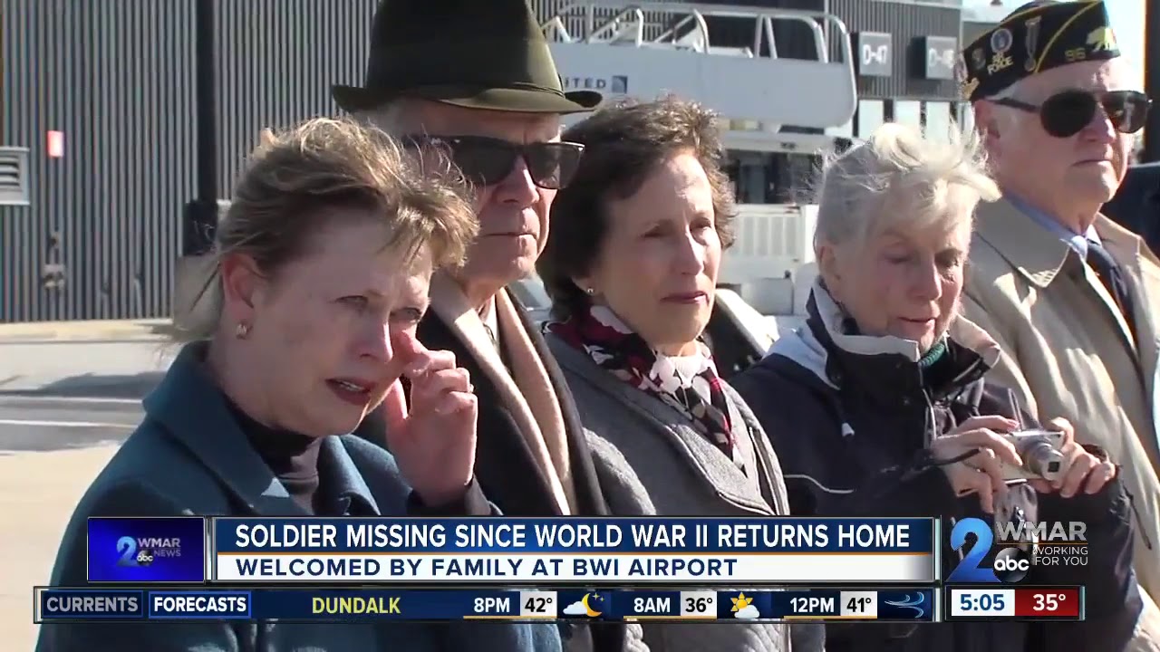 Soldier missing since World War II returns home