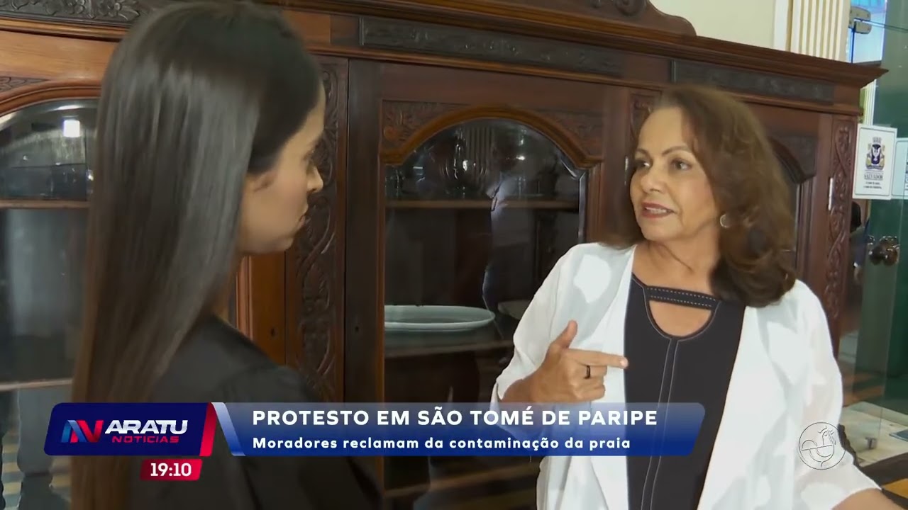 Protesto em São Tomé de Paripe | ARATU NOTICIAS | TV ARATU