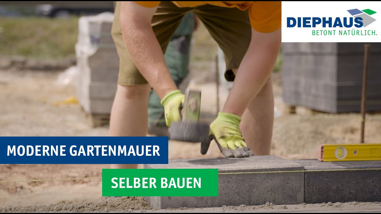 LISCO MEDIO Gartenmauer aus Beton selber bauen | DIY-Anleitung von DIEPHAUS