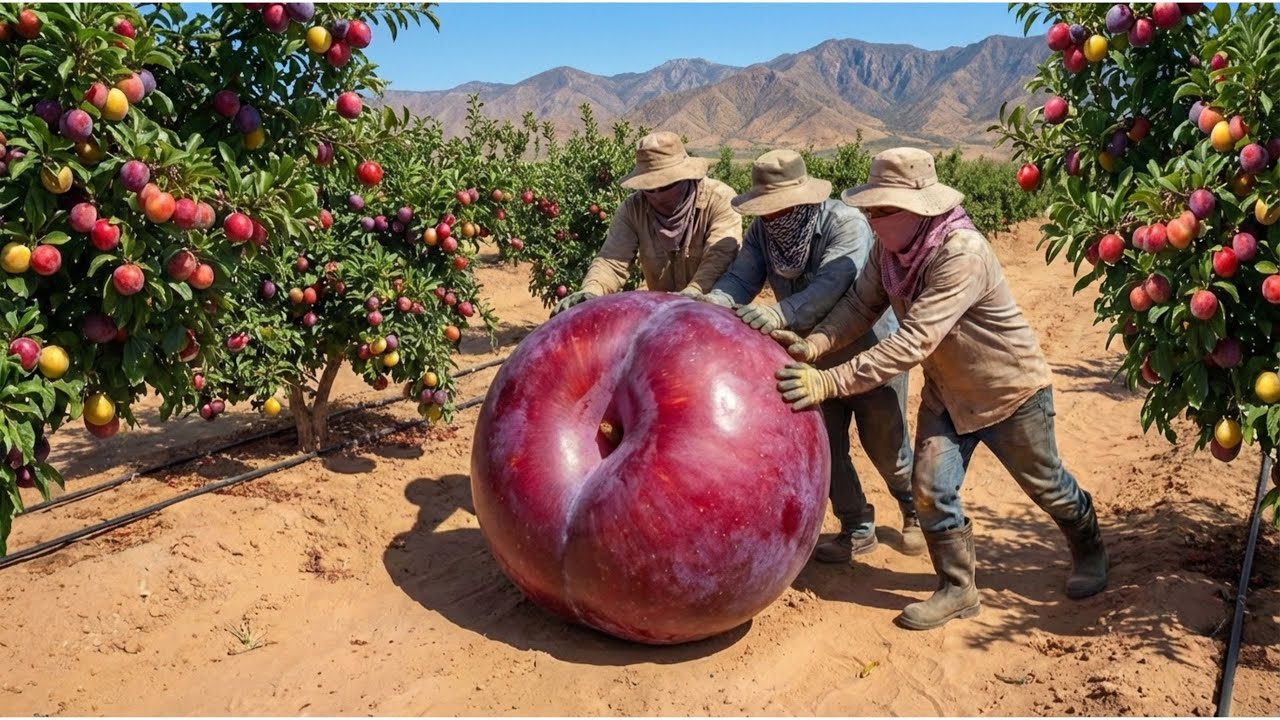 El proceso de cultivo de ciruelas en el desierto chileno produce resultados sorprendentes