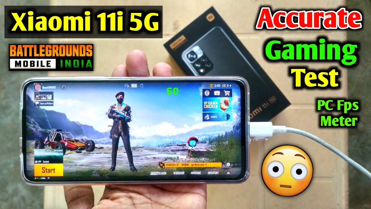 Xiaomi 11i 5G PUBG Gaming Test With FPS Meter | Xiaomi 11i 5G BGMI Test | Dimesity 920 Gaming Test