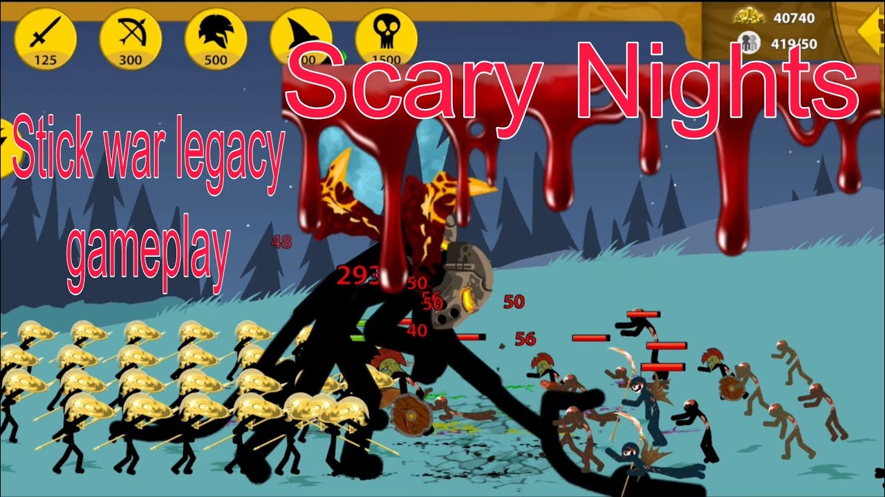 Endless deads 😈 Night 43 to 46 stick war legacy gameplay 🔥 [1080P 60FPS]