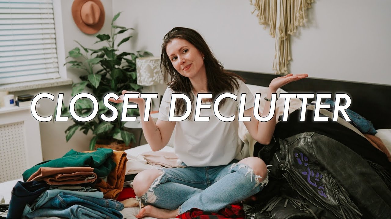 HUGE CLOSET DECLUTTER & ORGANIZATION | exploring minimalism & letting go of my stuff (2020)