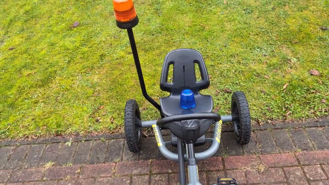 Berg Gokart Kettcar Grey Buddy 2 mit Rundumleuchte