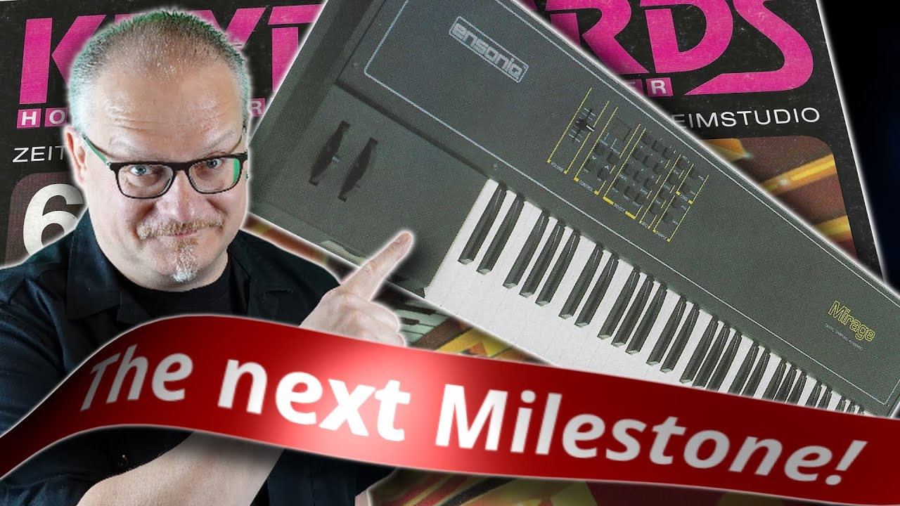 German KB-Magazin/June 1985 (EP.07) Featuring the Ensoniq MIRAGE Samplerkeyboard. Part 1/2