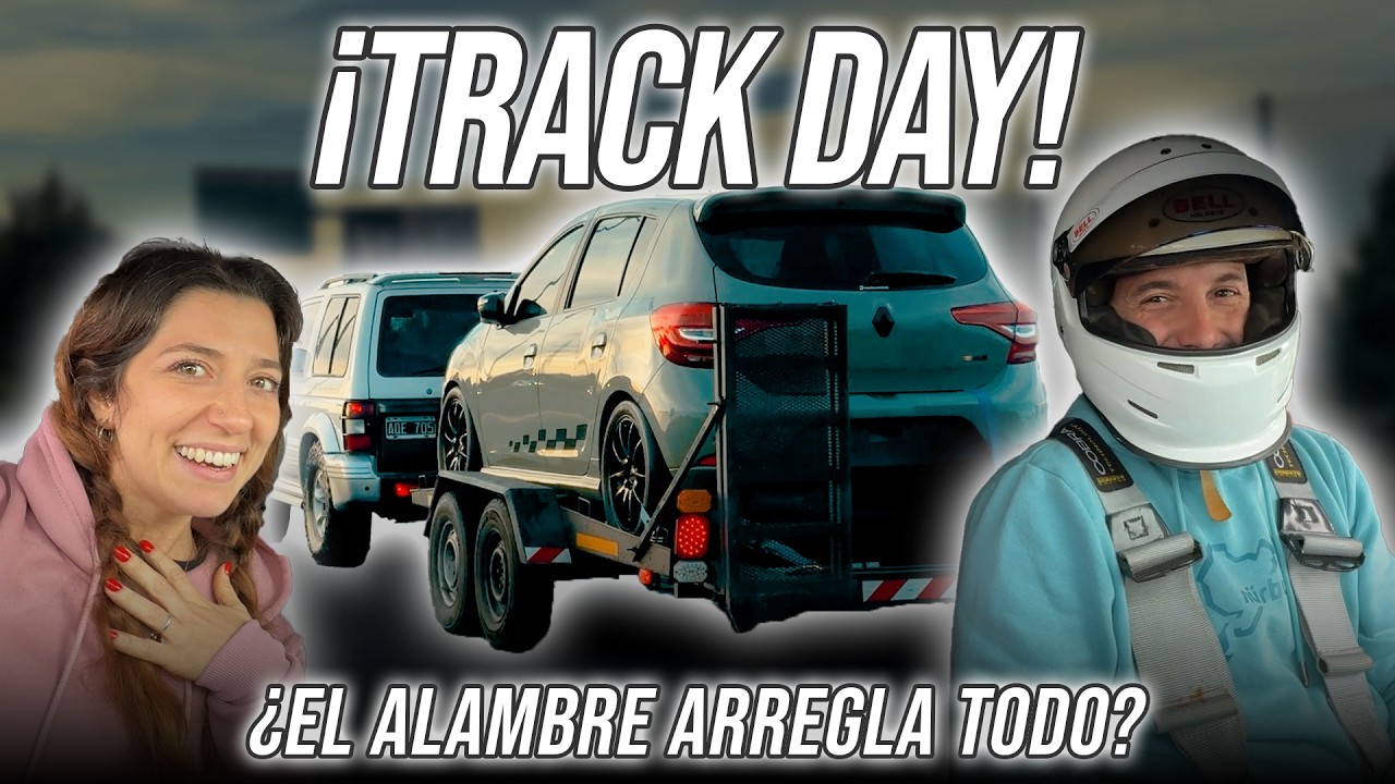 Se queda el Sandero clavado en quinta... Track Day Mouras