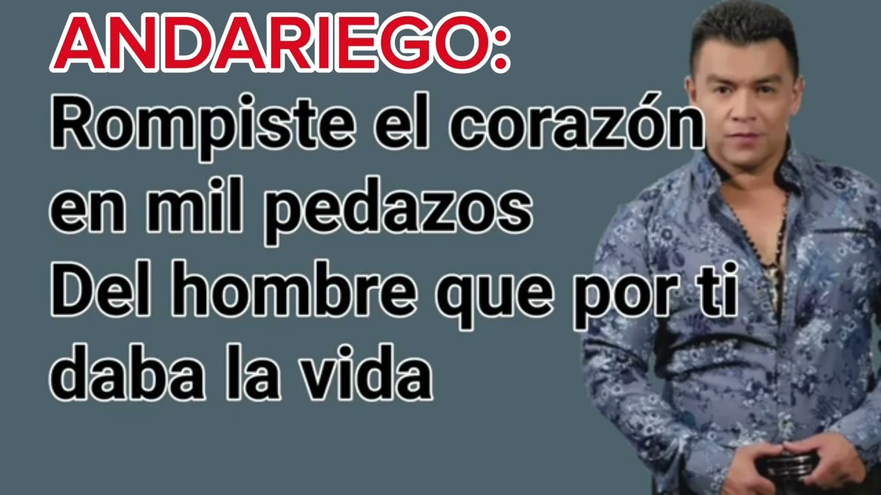 KARAOKE - NO HAY POR QUIEN LLORAR - LUISITO MUÑOZ Y EL ANDARIEGO