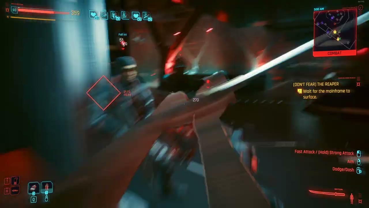 V is late from Mikoshi pool party - Cyberpunk (Don't Fear) The Reaper patch 2.01 very hard