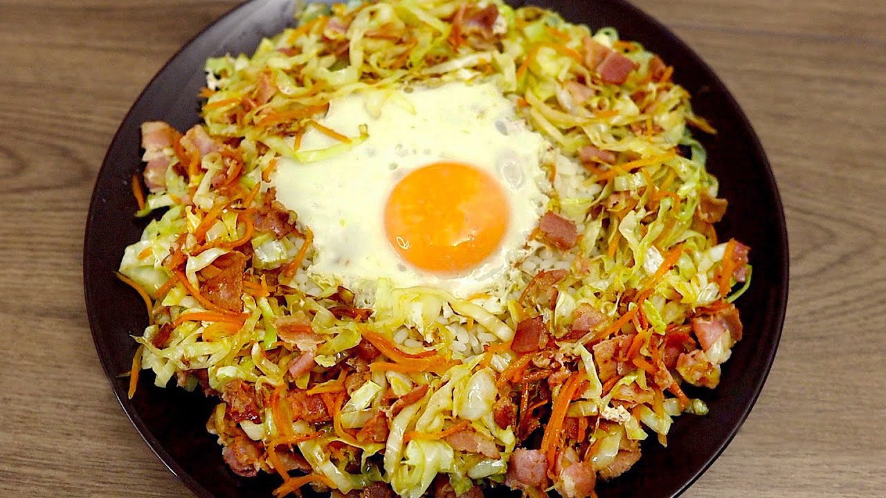 Hast du Kohl und Bacon? Schnelles und leckeres Gericht aus der Pfanne!