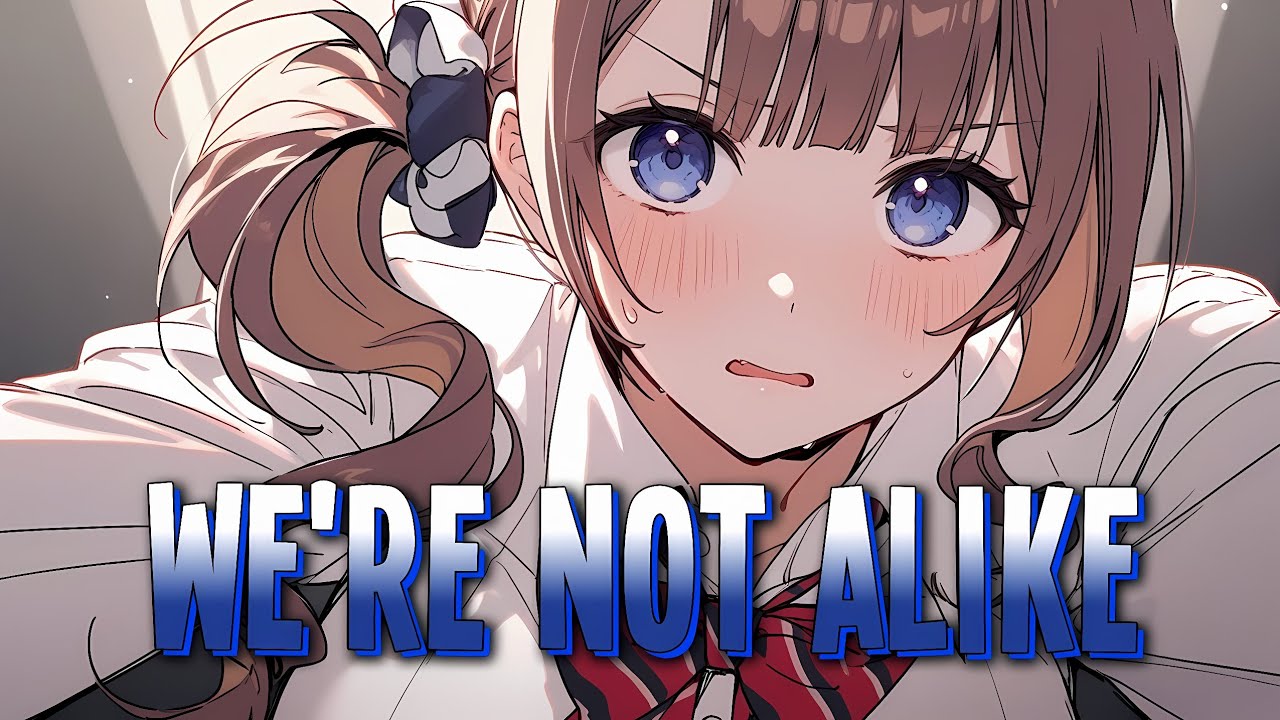 Nightcore - we're not alike | Tate McRae [Sped Up]