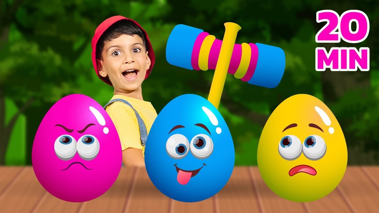 Микс - Сборник детских песен Surprise Eggs | BabyBillion | Детские стишки
