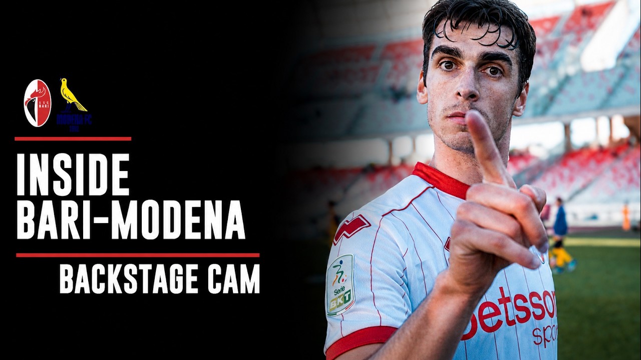 INSIDE BARI-MODENA | ⚪🔴 🎥 BACKSTAGE CAM  | 2025/26