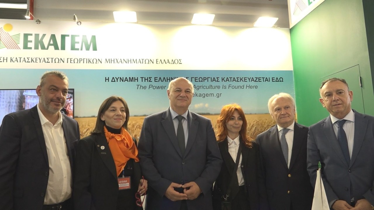 Επίσκεψη του υπουργού Αγροτικής Ανάπτυξης και Τροφίμων Κώστα Τσιάρα στην έκθεση Agrotica
