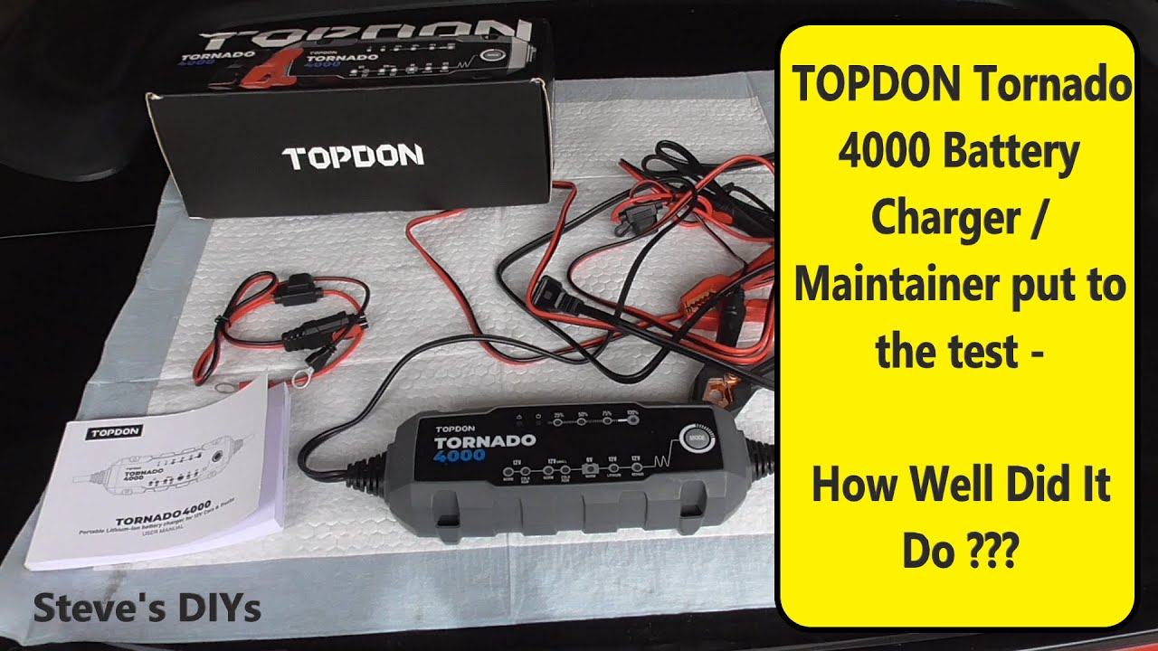 TOPDON Tornado 4000 Battery Charger Review - Waste of Money or Worth It ?!?!
