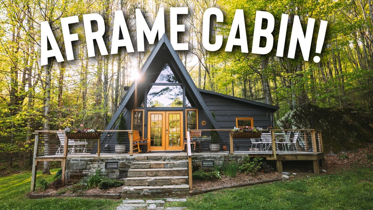 Boulder Gardens A-frame Cabin! | Full Airbnb A-frame tour!