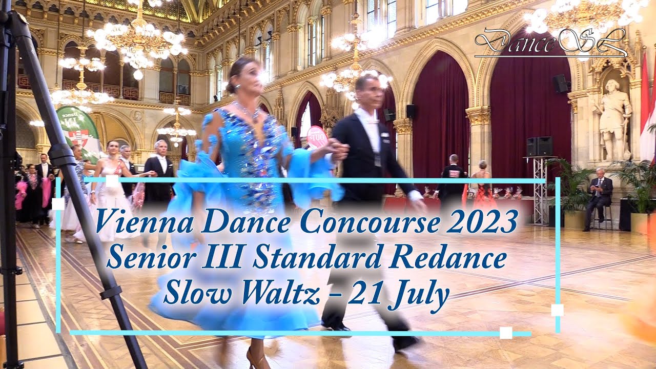 Vienna Dance Concourse 2023 - Senior III Standard Slow Waltz WDSF - Redance - 21 July 2023