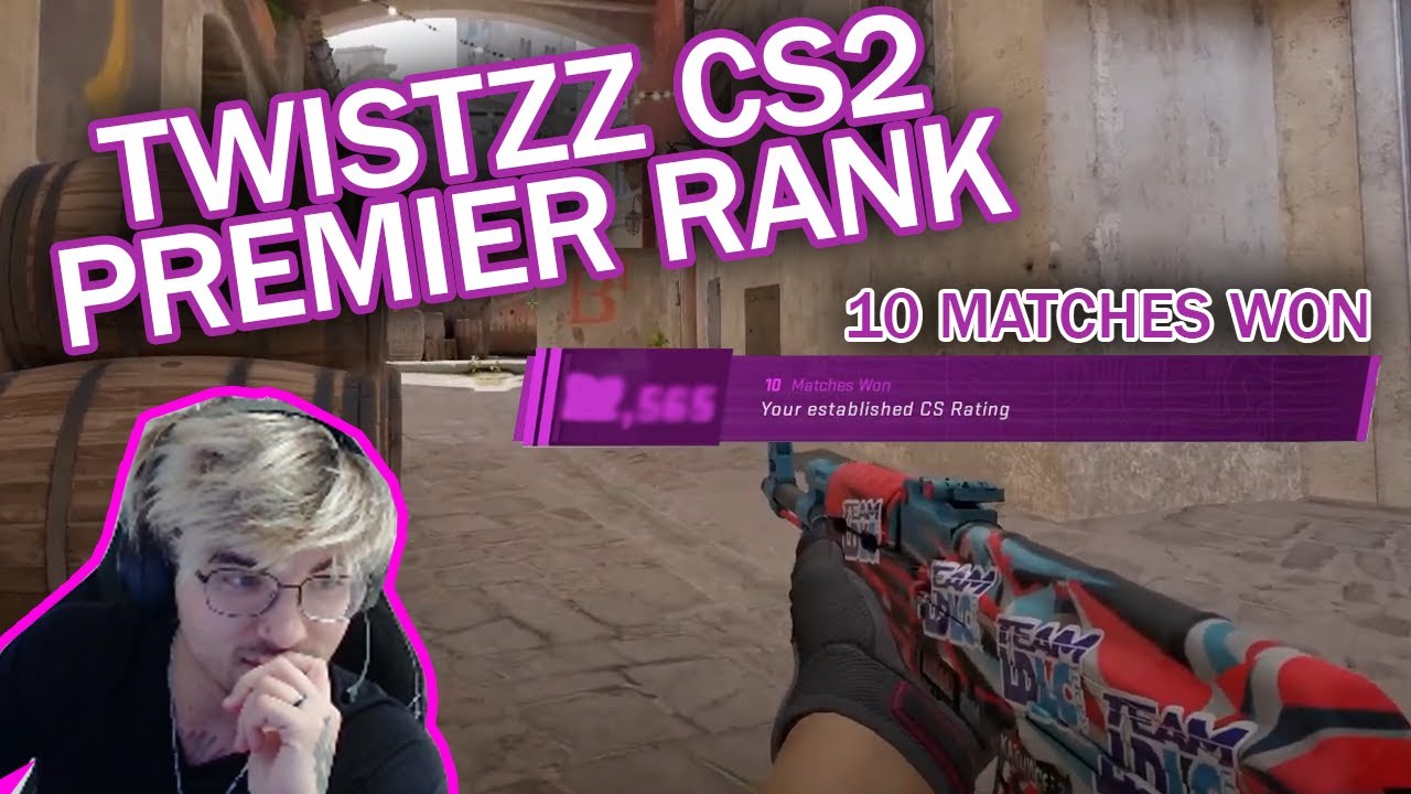 😱 Twistzz получил свой первый ранг в CS2! 10 побед, 0 поражений