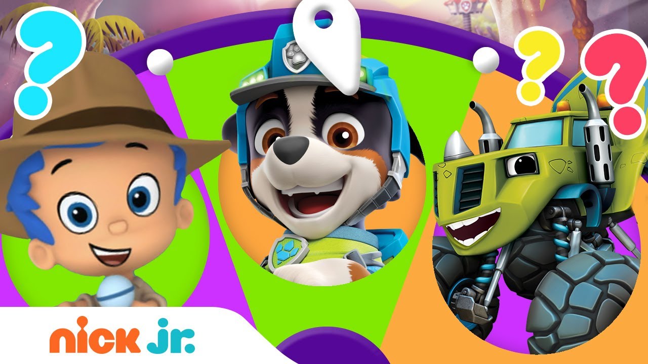 Adventures with PAW Patrol, Blaze & Blue's Clues! 🦖 Spin the Wheel Ep. 34 Dino Edition! | Nick Jr.