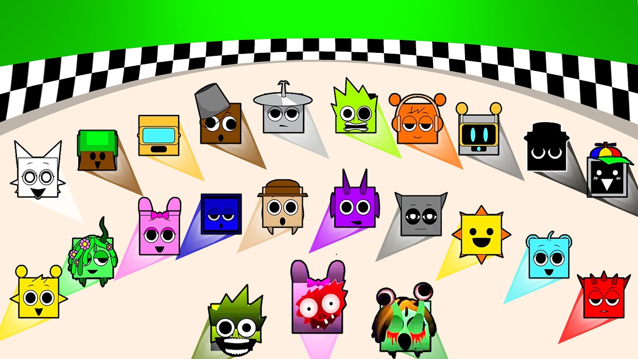 Sprunki Square Race: Speed, Chaos and Survival!