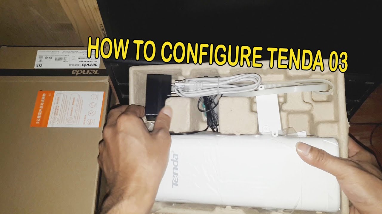 how to configure tenda O3