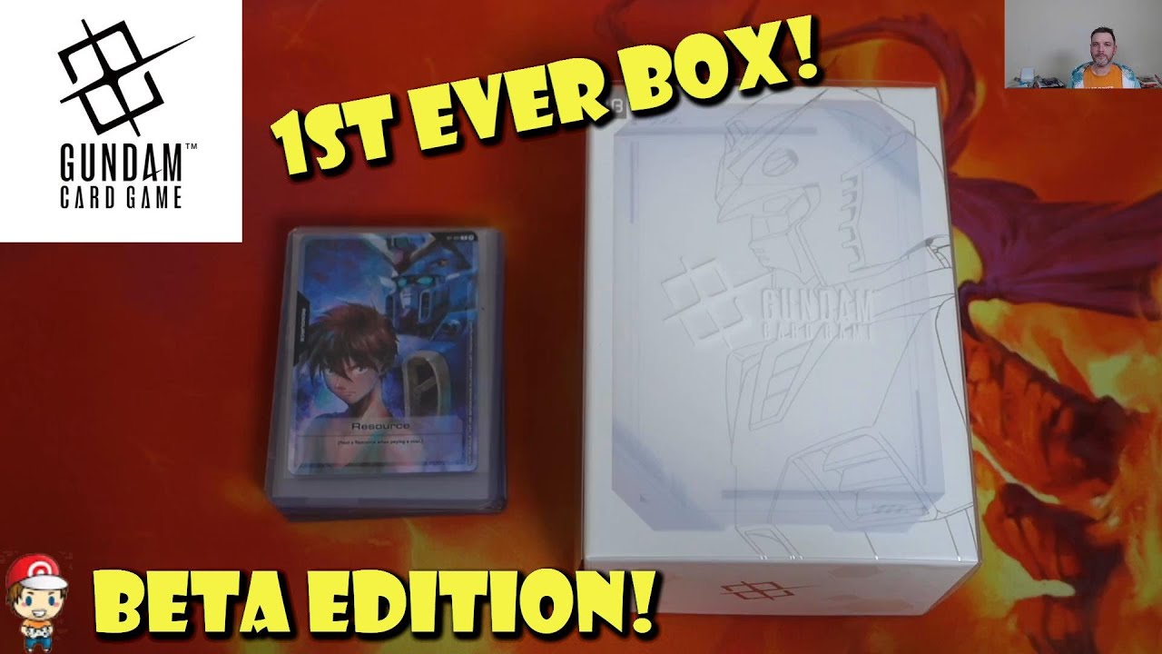 Opening the 1st EVER Gundam Card Game Product! Beta Edition Box Opening!