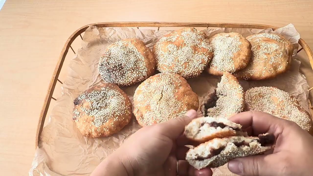 ( Ham Chim Peng) Red Bean Paste Chinese Doughnut 