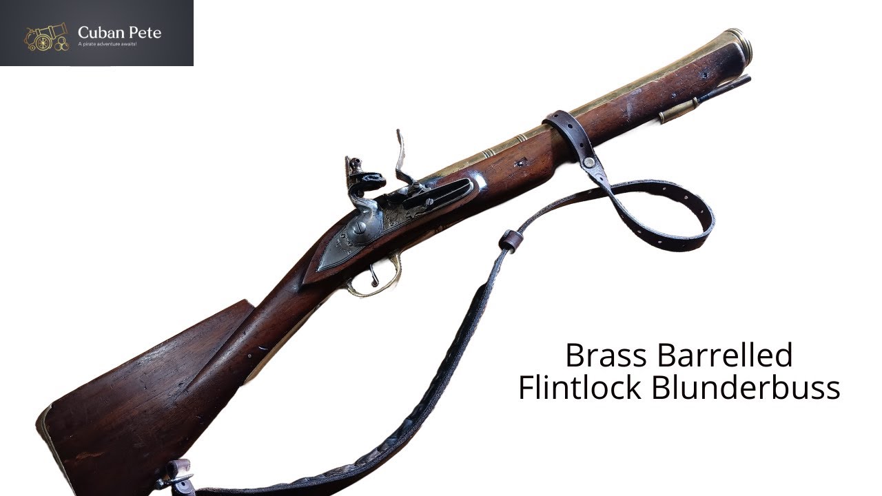 Brass Barrelled Flintlock Blunderbuss - the original shotgun