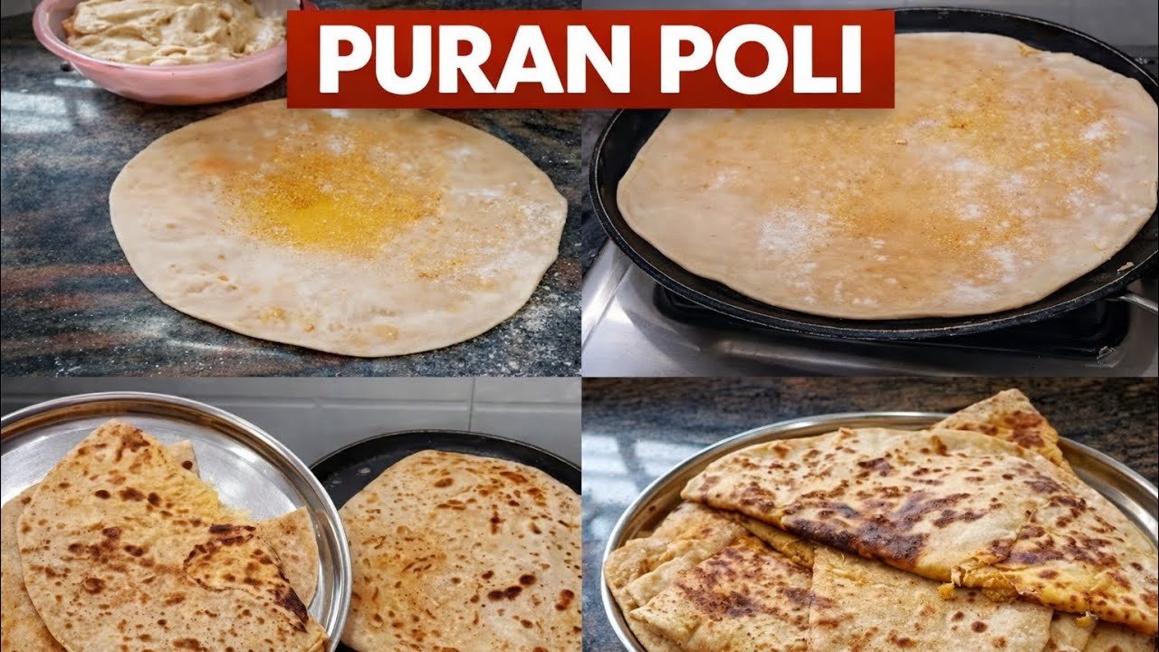 Puran Poli Recipe ❤️🤤 || Maharashtran Famous Puran poli || Sweet & Tasty 😋