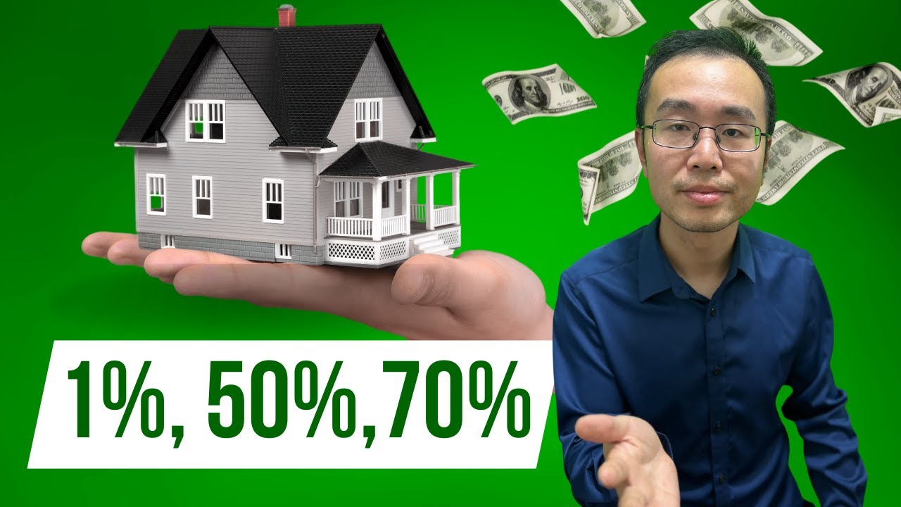 Real Estate Investing Rules You MUST Know (1%，50%，70%）你必须要知道的3个房产投资百分比经验法则 (1%，50%，70% 法则)