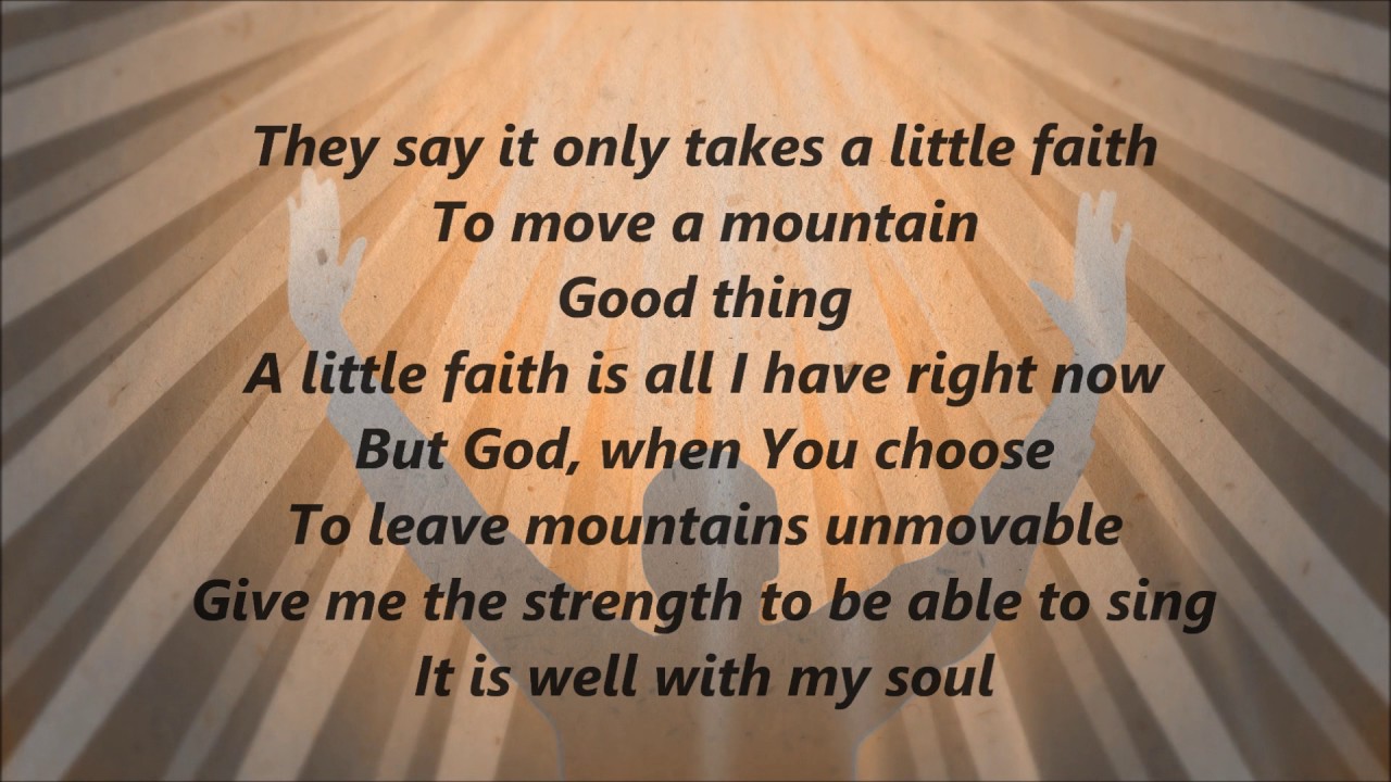 MercyMe &ndash; Even If (Lyrics)
