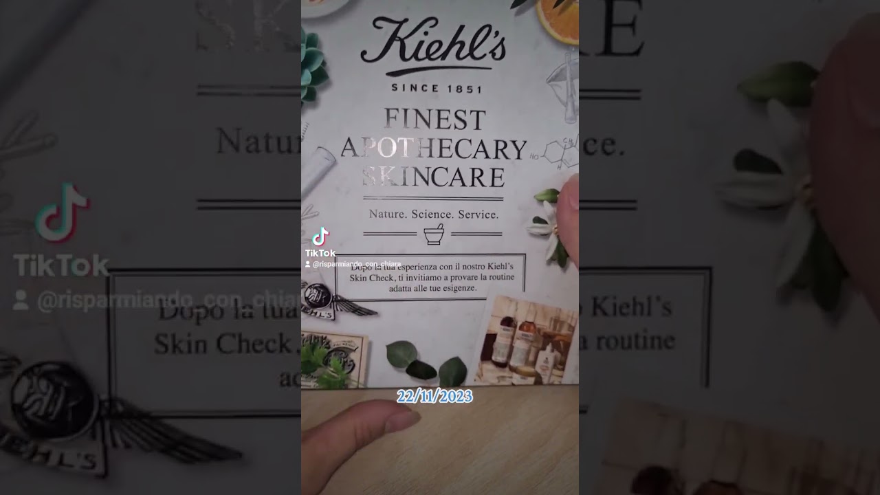 Omaggi da INTERNET 📲 Prodotti Kiehl's skincare