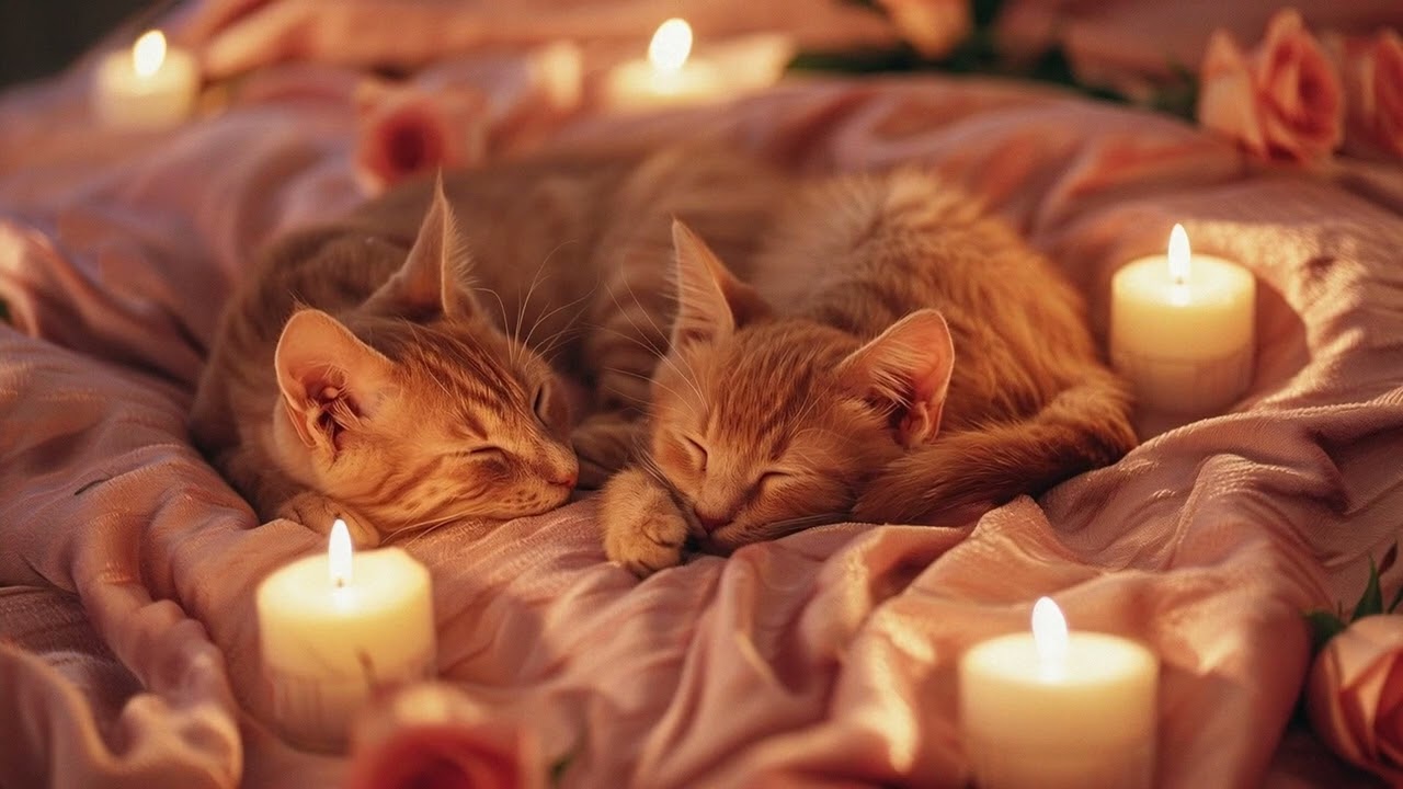 3 Hours of Cat Sleep Music 🐈 Whisperwarm Piano for Cat Comfort | Mellow Cat Dreams