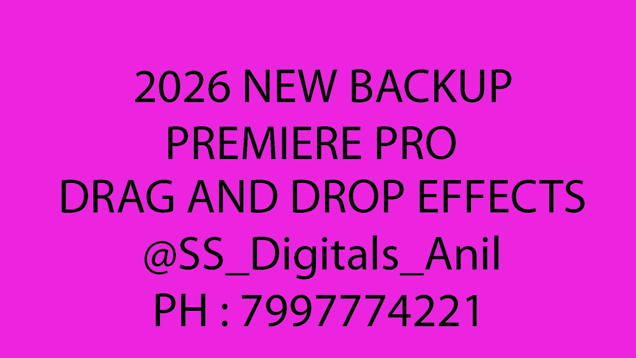 Sankranthi Special Premiere pro 2026 Drag and Drop Effects