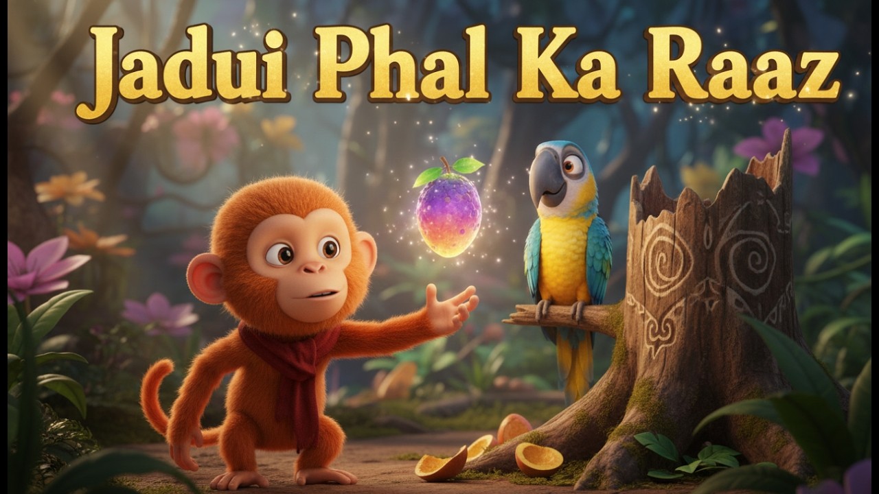 Lalchi Bandar Aur Jadui Phal Ka Raaz | Hindi Moral Story | Moral Stories | Best Hindi Cartoon