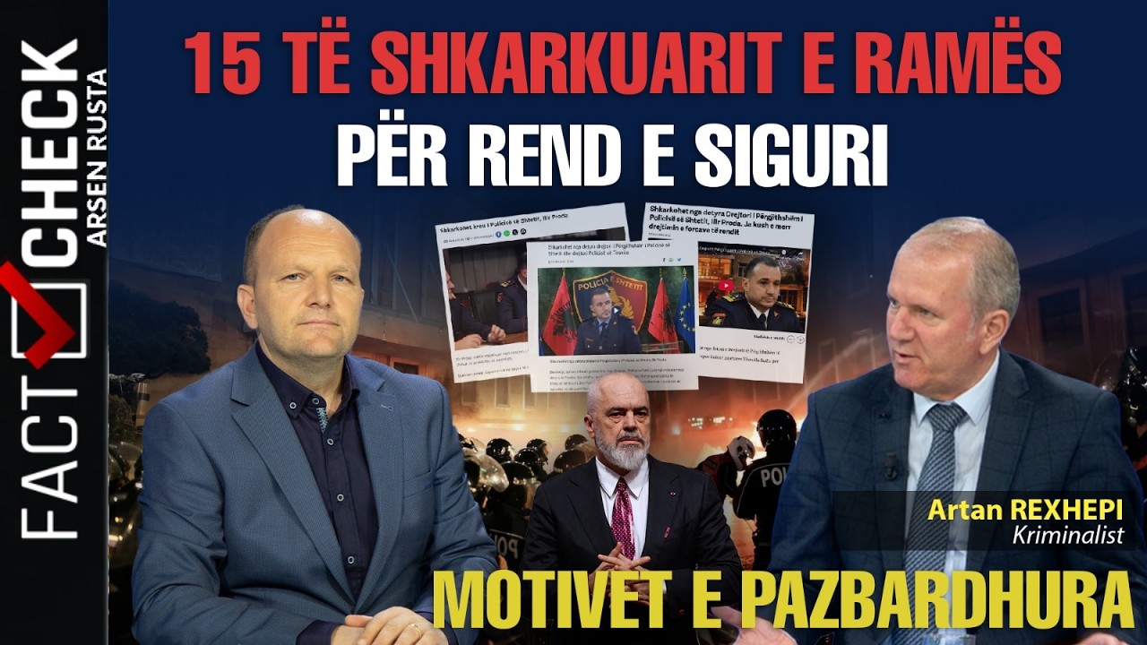 15 të shkarkuarit e Ramës për rend dhe siguri/ Motivet e pazbardhura