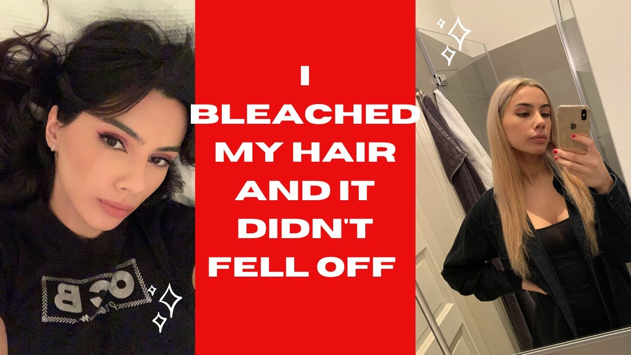 bleaching my hair *from black virgin hair to blonde*
