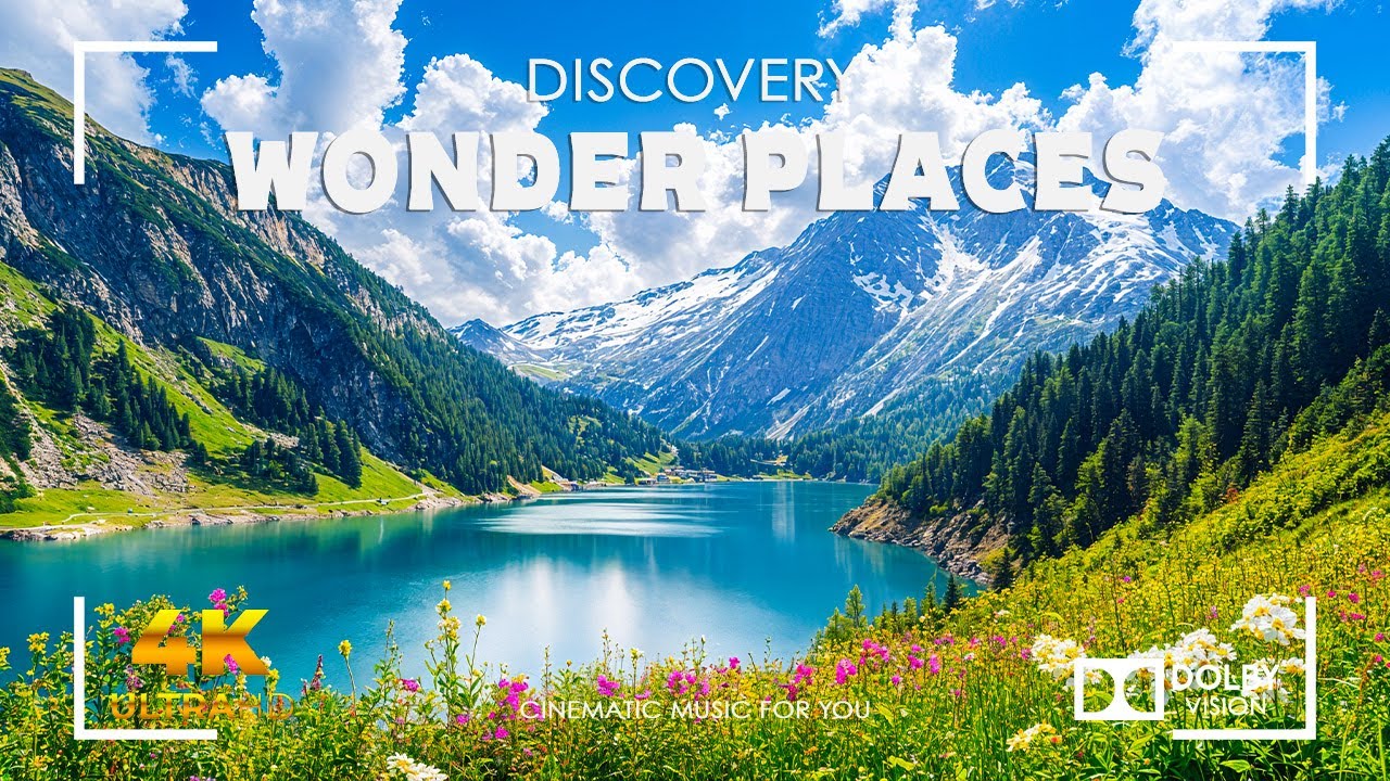 Exploring UNREAL PLACES in The World - Green AMBIENCE DOLBY VISION 4K HDR (60 FPS)