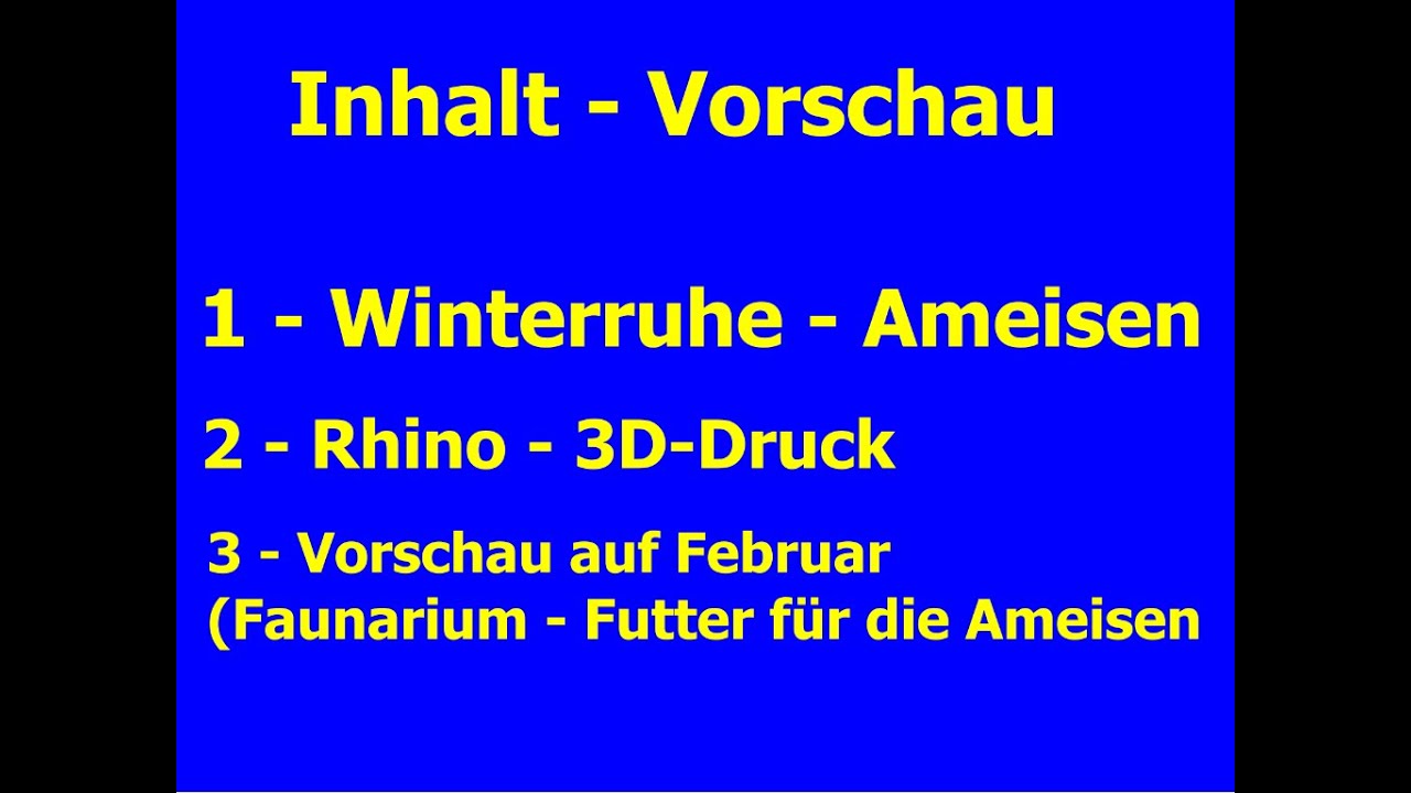 Ameisen: Winterruhe 2024 /2025 - Rhino 8 (Aufschrumpfen)