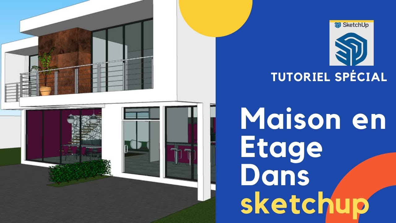 🔴COMMENT DESSINER SA PROPRE MAISON SUR SKETCHUP🏣🏘️