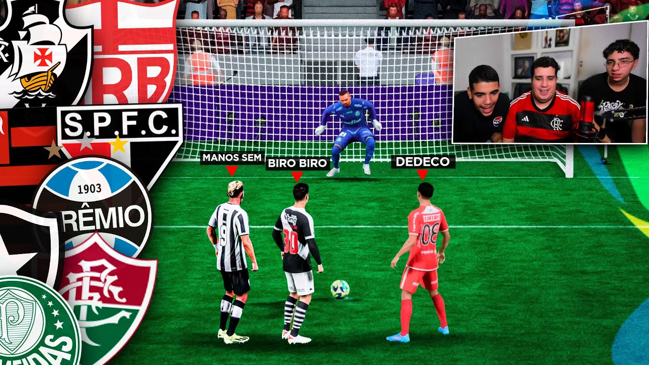 Copa do Brasil 2024 de PENALTIS mas cada 1 com TIME DIFERENTE