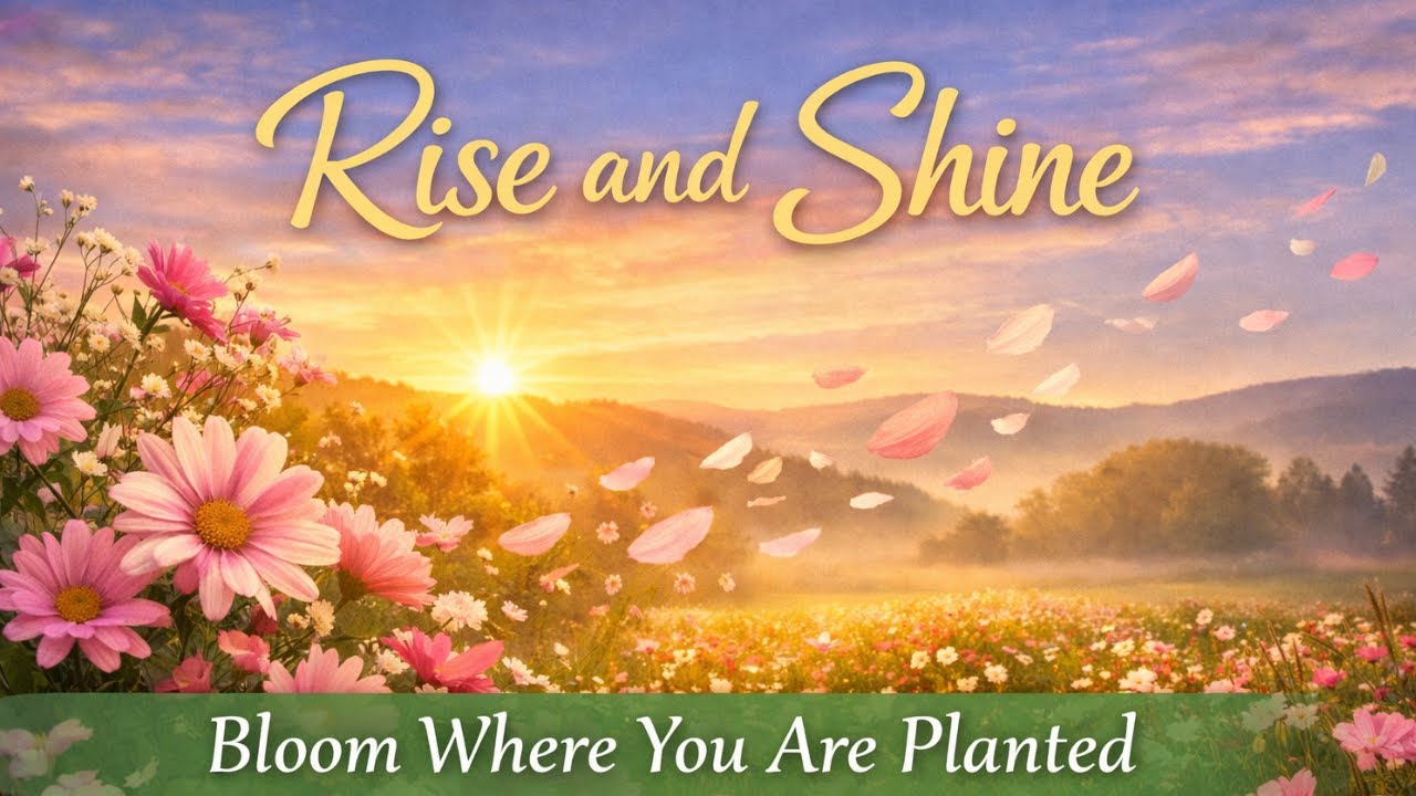 Rise and Shine: Bloom Where You Are Planted #calmingmusic #relaxationmusic #quietsounds #hopesong