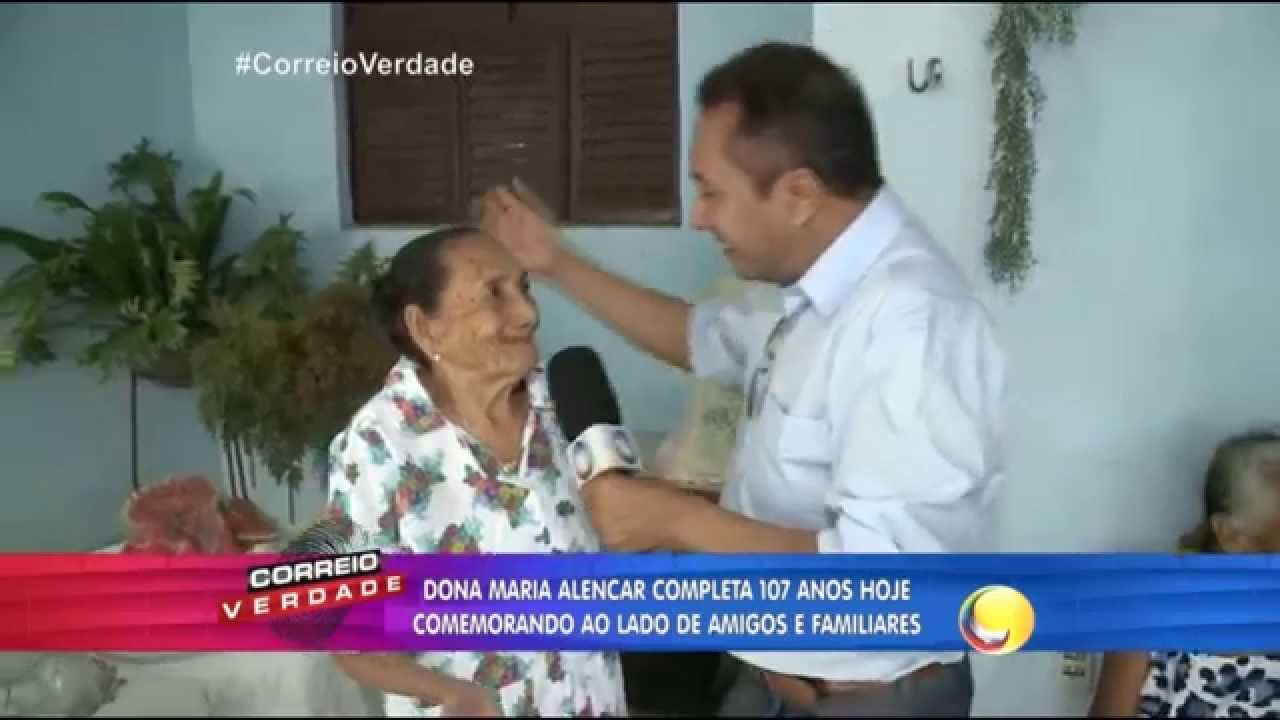 Correio Verdade - Samuka Visita Dona Maria de 107 Anos