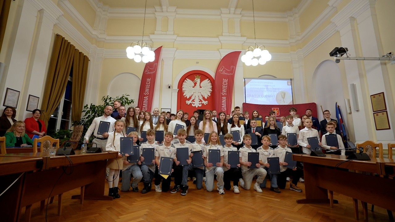 Gala Wręczenia Nagród Sportowych Burmistrza Świecia 2026rok