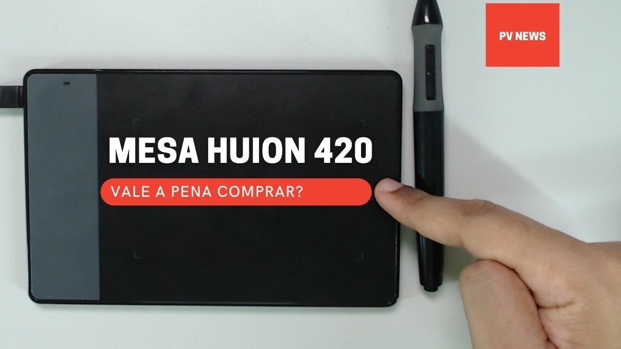 HUION 420 - A mesa digitalizadora mais barata do mercado