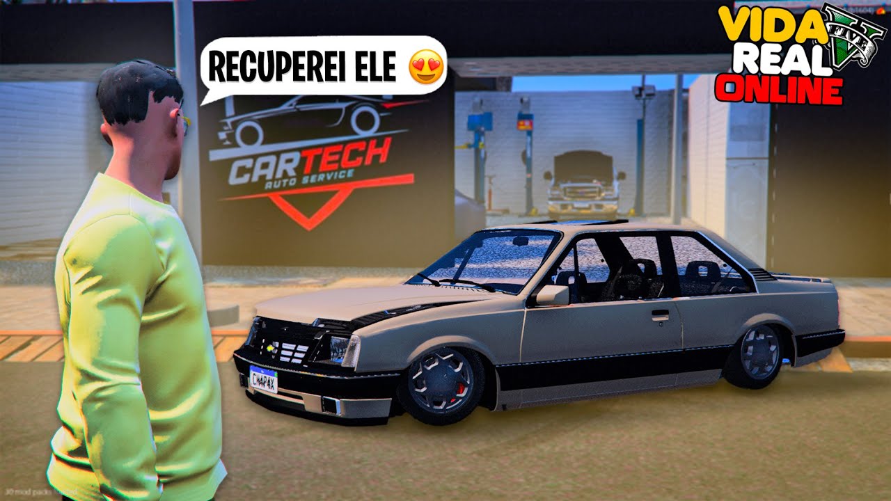 GTA V - VIDA REAL | CONSEGUI RECUPERAR MEU CARRO QUE FOI ROUBADO.  - #26