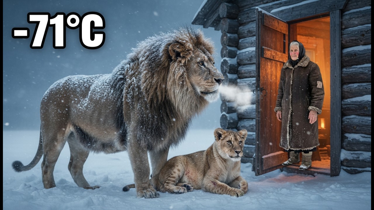 At &ndash;71&deg;C&hellip; Auntie Mae Rescues a Dying Lion Cub in the Snowstorm ❄️🦁