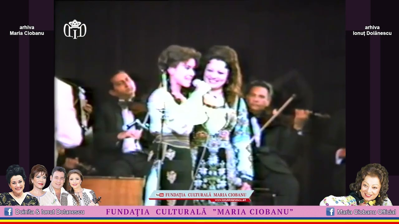 Camelia și Maria Ciobanu I LIVE I Am crescut și-am legănat (1983)